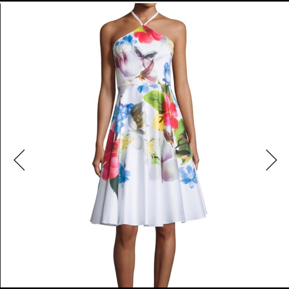 Ted Baker Corpina Floral Forget Me Not Dress